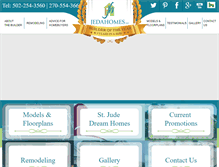 Tablet Screenshot of jedahomes.com